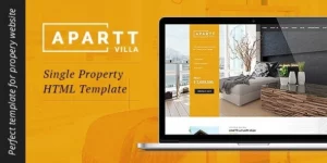 APARTT VILLA Single Property Real Estate WordPress Theme 2.6破解版主题