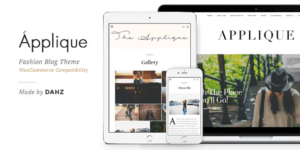 APPLIQUE FASHION BLOG THEME 1.6.4破解版主题