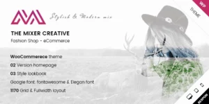 ARW Mixer Creative Shop WordPress Theme 1.0破解版主题