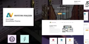 AV Studio One Page WordPress Theme 1.3破解版主题