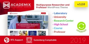 Academix Multipurpose WordPress Theme 1.2.1破解版主题