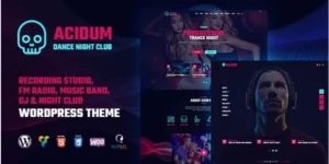 Acidum Night Club and DJ WordPress Theme 1.4.4破解版主题