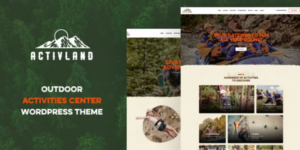 Activland Outdoor Activities WordPress Theme 1.2.0破解版主题