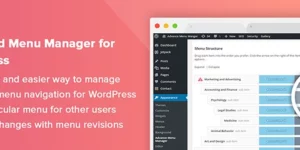 Advance Menu Manager for WordPress [Thedotstore] 3.0.6破解版插件