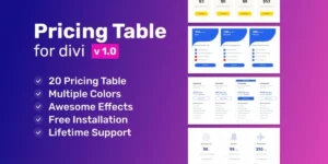 Advanced Pricing Table For Divi 1.0.4破解版插件