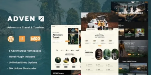 Advenx Adventure Travel Tourism WordPress Theme 1.0.5破解版主题
