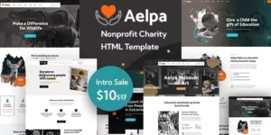 Aelpa Nonprofit Charity WordPress Theme 1.3破解版主题
