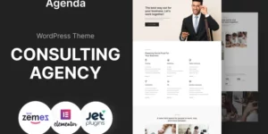 Agenda Consulting Agency WordPress Theme 1.0.1破解版主题