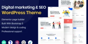 Agenia SEO and Digital Marketing Agency WordPress Theme 1.0.0破解版主题