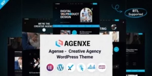 Agenxe – Creative Agency WordPress Theme 1.0.0破解版主题