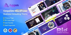 Aggen Business Consulting WordPress Theme 2.1.0破解版主题