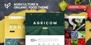 Agricom Agriculture Organic Food WordPress Theme 1.7.9破解版主题