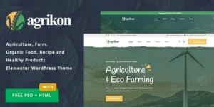 Agrikon Organic Food Agriculture WooCommerce Theme 1.2.3破解版主题