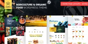 Agro Organic Farm Agriculture WordPress Theme 1.5.6破解版主题