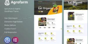 Agrofarm – Agriculture Organic WordPress Theme 1.0.0破解版主题