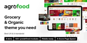 Agrofood Elementor WooCommerce WordPress Theme 1.1.4破解版主题