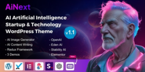 AiNext AI Agency Startup WordPress Theme 1.1破解版主题