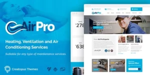 AirPro Heating and Air conditioning WordPress Theme for Maintenance Services 2.6.16破解版主题