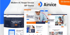 Airvice  – AC Repair Services WordPress Theme 1.1.2破解版主题