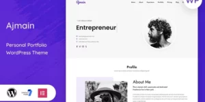 Ajmain – Portfolio Landing Page WordPress Theme 1.0.0破解版主题