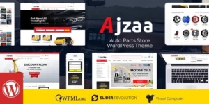 Ajzaa Auto Parts Store WordPress Theme  2.4.2 2.4.2破解版主题