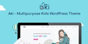 Aki Multipurpose Kids WordPress Theme 1.3.4破解版主题