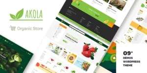 Akola Organic Food Store WordPress Theme 1.0.8破解版主题