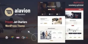 Alavion Private Jet Charters WordPress Theme 1.1.4破解版主题