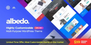 Albedo Highly Customizable Multi-Purpose WordPress Theme 1.0.33破解版主题