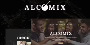 Alcomix Cocktail Bar WordPress Theme 1.0.0破解版主题