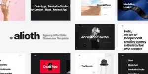 Alioth Agency Portfolio Showcase Theme 2.0破解版主题