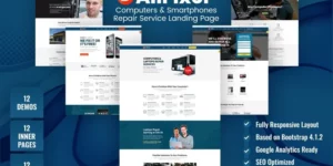 AllFixer Computers Smartphones Repair Service WordPress Theme 1.0.0破解版主题