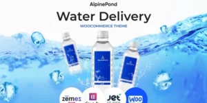 AlpinePond WordPress Bottled Water Website Template WordPress Theme 1.0.0破解版主题