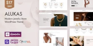 Alukas Modern Jewelry Store WordPress Theme 2.0破解版主题