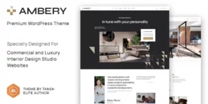 Ambery Interior Design WordPress Theme 1.0.1破解版主题