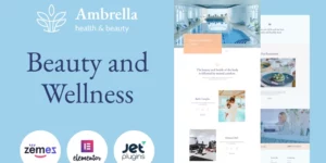 Ambrella Beauty and Wellness Website Template WordPress Theme 1.0.0破解版主题
