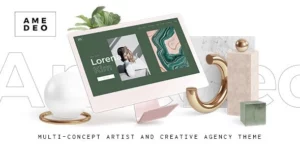Amedeo Multi-concept Artist and Creative Agency Theme 1.4.1破解版主题