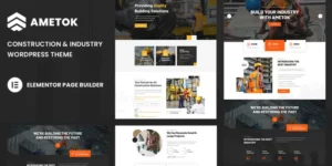 Ametok Construction Industry WordPress Elementor Theme WordPress Theme 1.0破解版主题