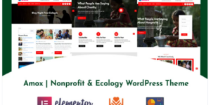 Amox | Nonprofit Ecology WordPress Theme 1.0.0破解版主题