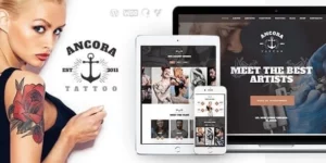 Ancora | An Urban Tattoo Salon and Ink Shop WordPress Theme 1.1破解版主题