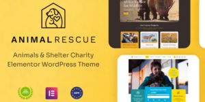 Animal Rescue Shelter Charity WordPress Theme 1.0.7破解版主题
