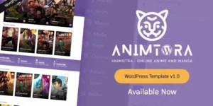Animtora Online Anime and Manga WordPress Theme 1.0.0破解版主题