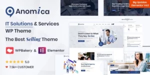 Anomica IT Solutions and Services WordPress Theme 4.3破解版主题