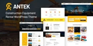 Antek Construction Equipment Rentals WordPress Theme 4.6.1破解版主题