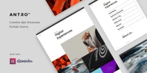 Antro Creative Portfolio Theme 1.2破解版主题