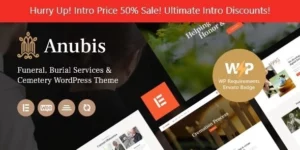Anubis Funeral Burial Services WordPress Theme 1.4破解版主题