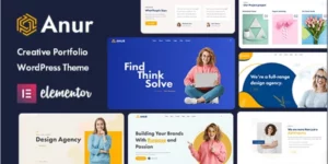 Anur Portfolio WordPress Theme 1.0.2破解版主题