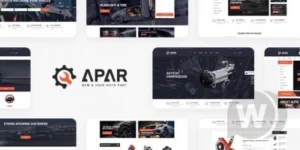 Apar Auto Parts WordPress Shop Theme 1.0.8破解版主题
