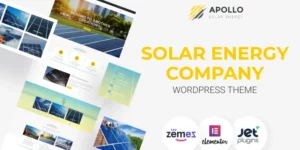 Apollo Solar Energy Company Responsive WordPress Theme 1.0.0破解版主题
