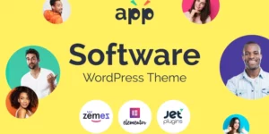 App Software Template with Elementor Builder WordPress Theme 1.0.1破解版主题
